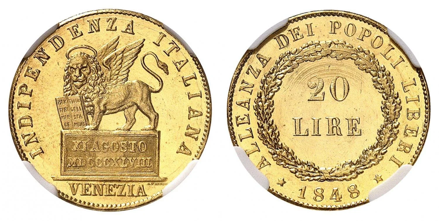 Venice & Lombardy — Latin Monetary Union Coinage